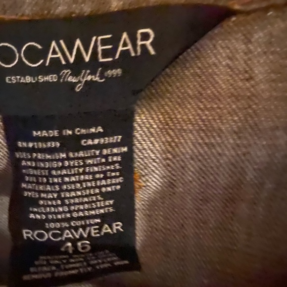 Vintage 80’s Rocawear denim vest, size 46 - Picture 4 of 9